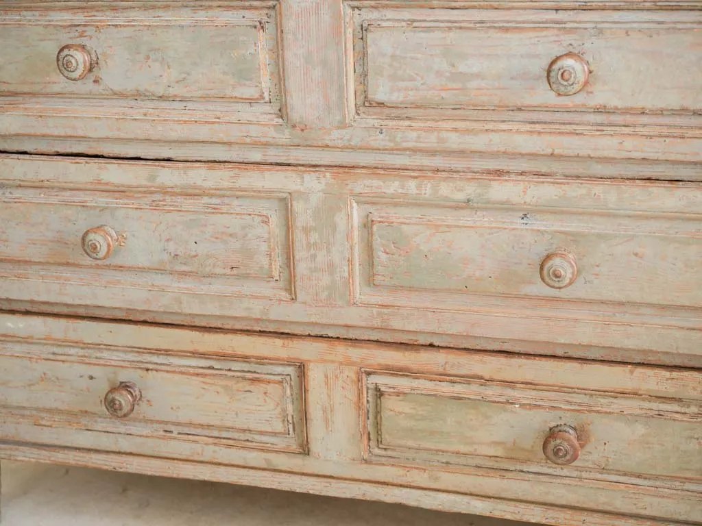 19th Century Swedish Gustavian Commode w/ blue patina 50½"