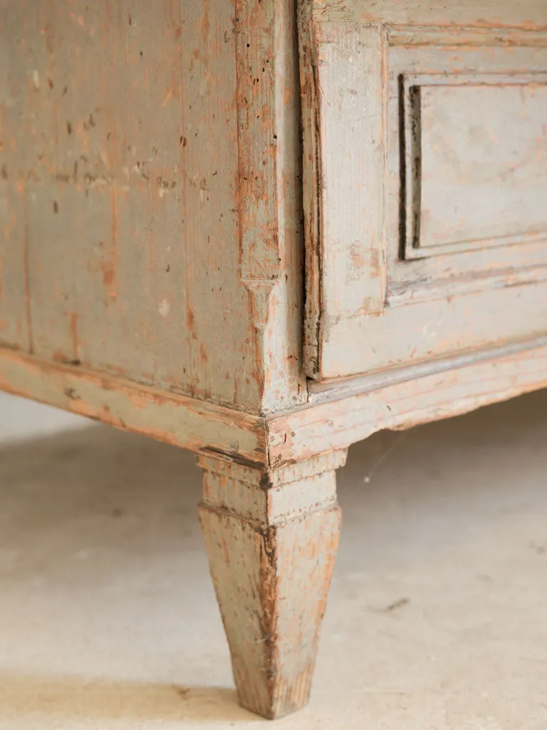 19th Century Swedish Gustavian Commode w/ blue patina 50½"