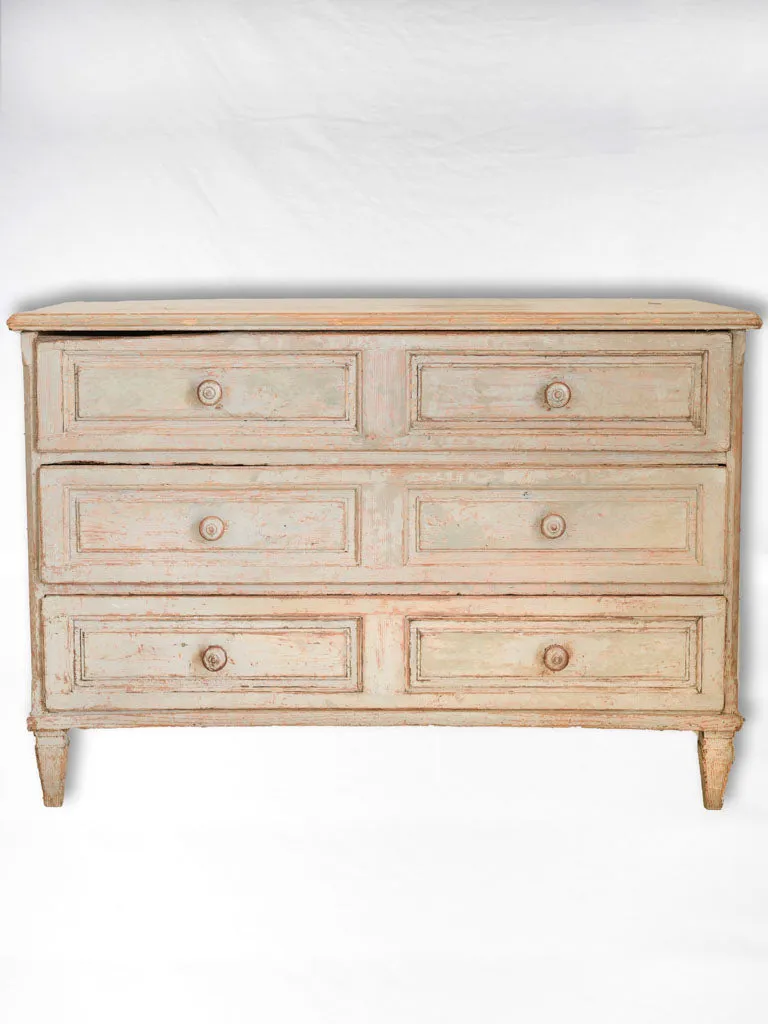 19th Century Swedish Gustavian Commode w/ blue patina 50½"