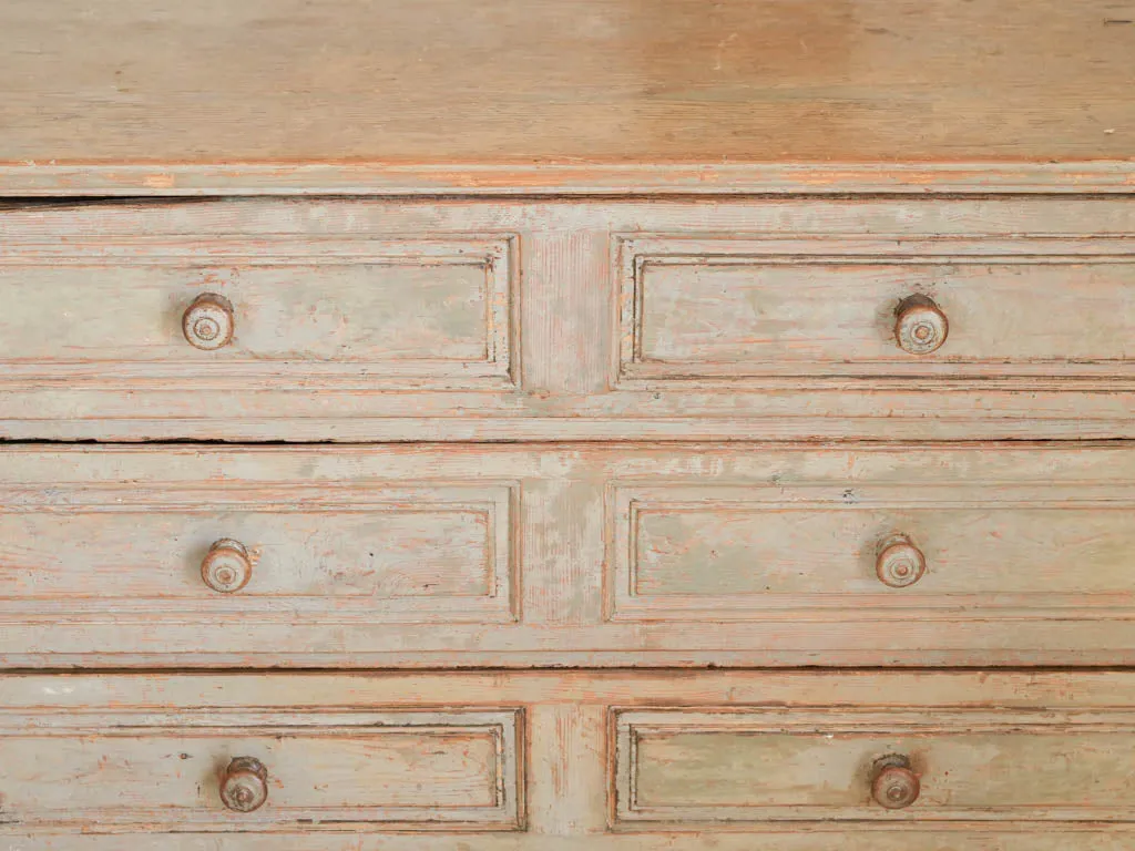 19th Century Swedish Gustavian Commode w/ blue patina 50½"