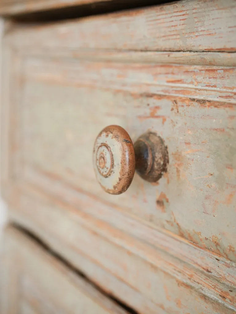 19th Century Swedish Gustavian Commode w/ blue patina 50½"