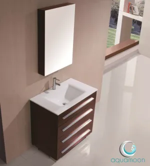 Aquamoon Elixir 36 Modern Bathroom Vanity Set  - Espresso