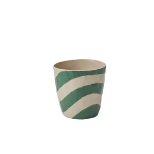 Cabana Stripe Green Tumbler