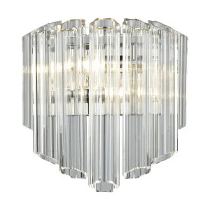 Carrington 11" 2 Light Sconce in Polished Chrome