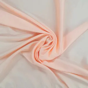 Cream Solid Satin Fabric