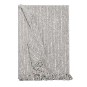 Glam Chalk Stripe Throw