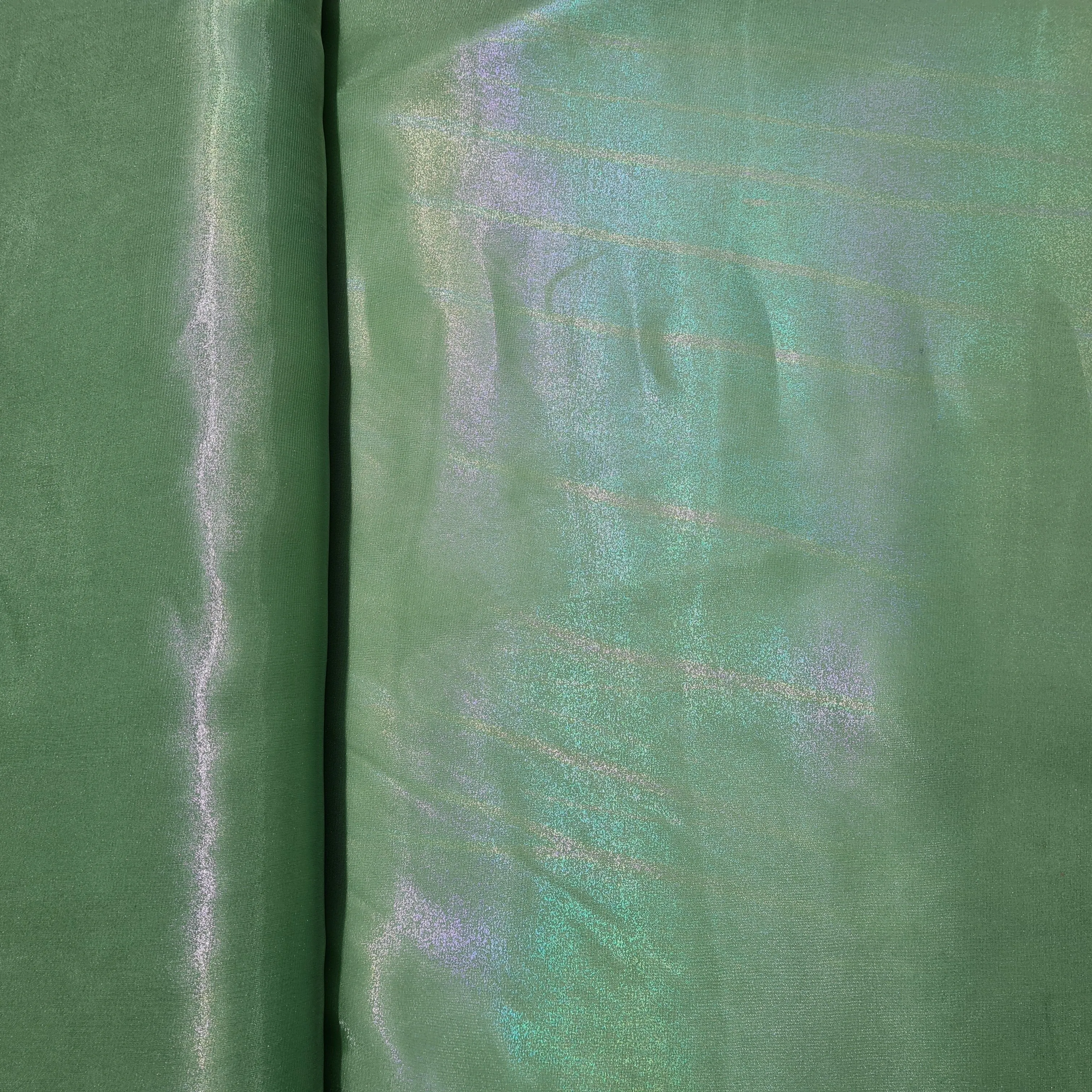 Green 3D Imported Organza Fabric