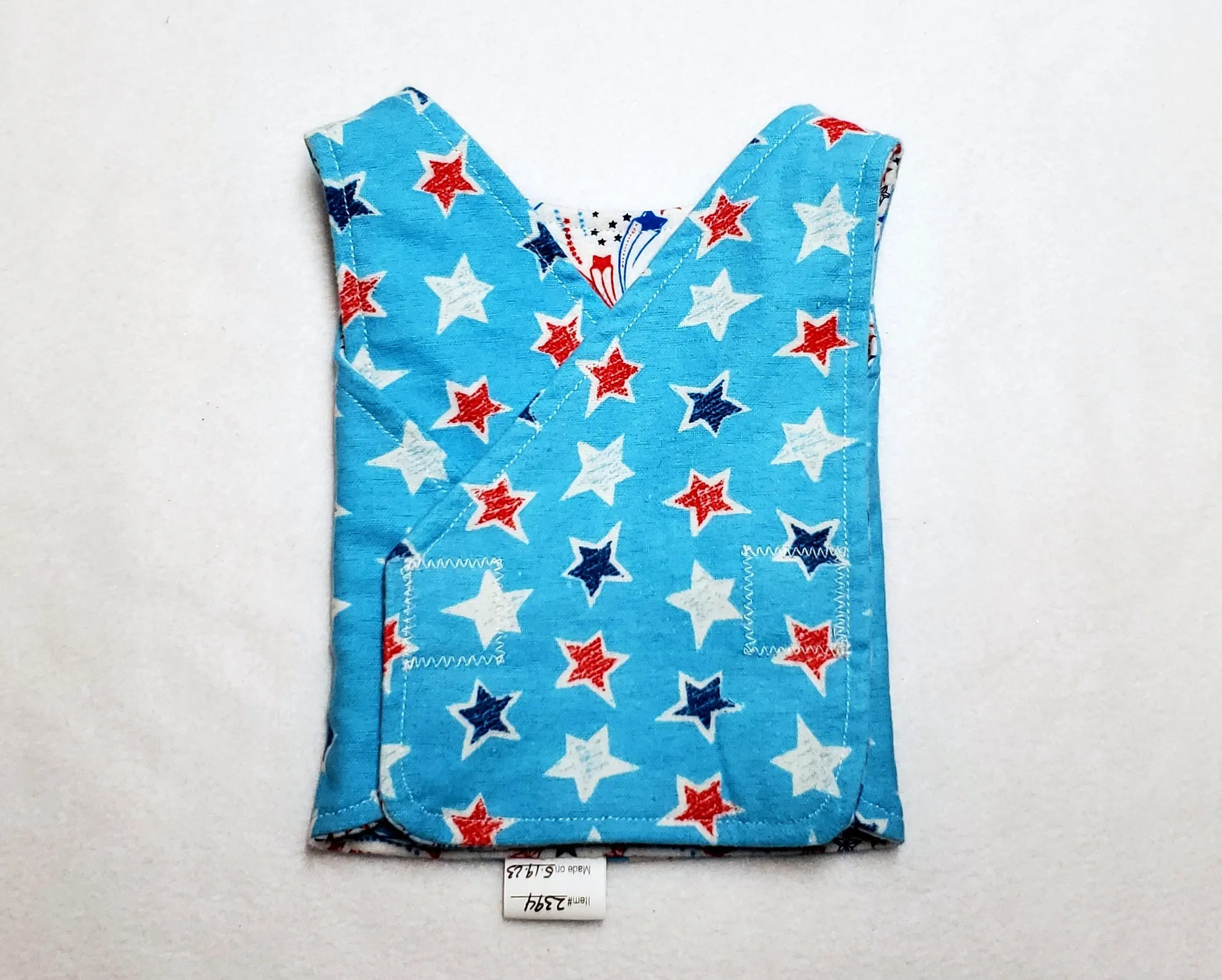 Independence Day Custom Made NICU / Preemie Hospital Gown