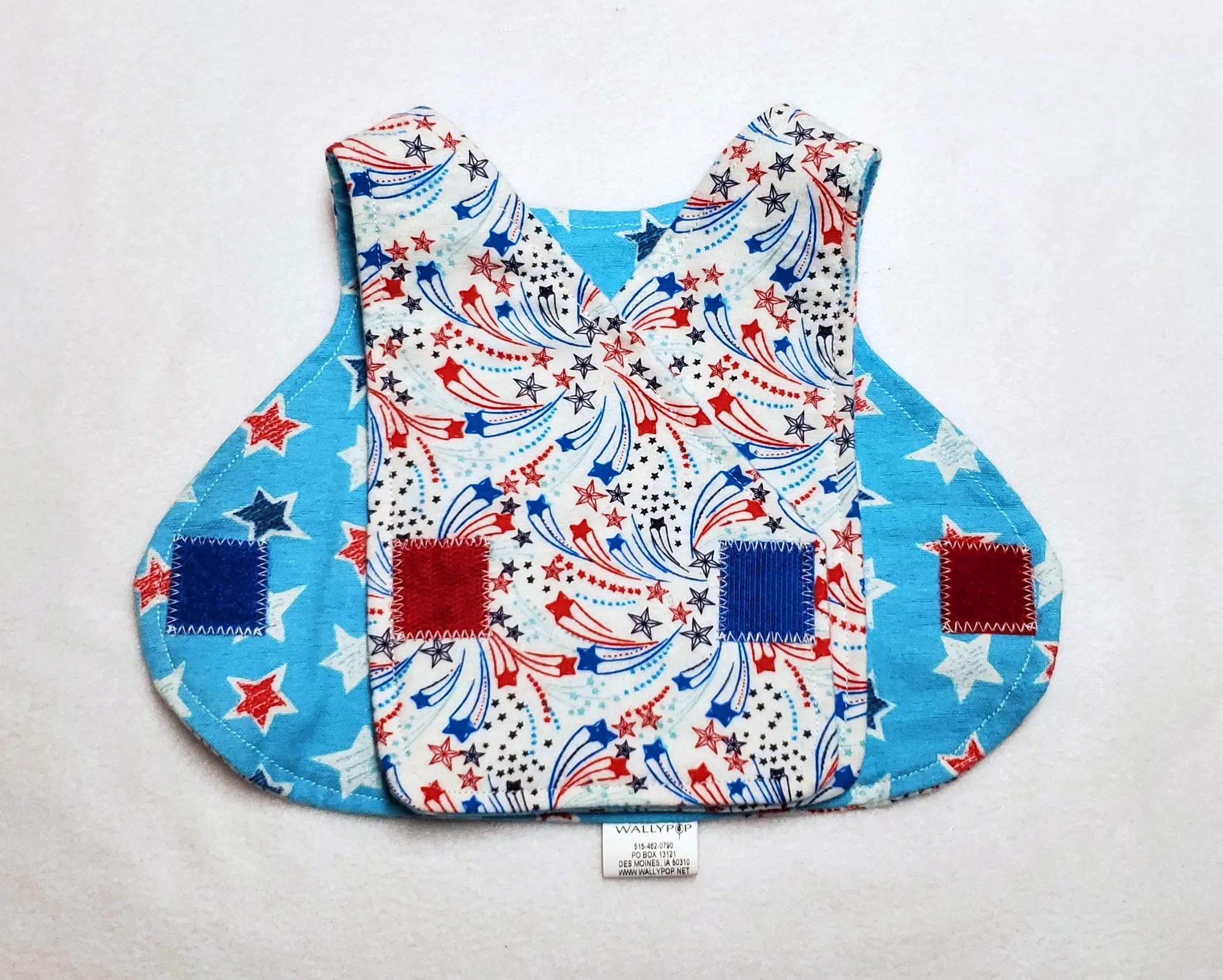 Independence Day Custom Made NICU / Preemie Hospital Gown