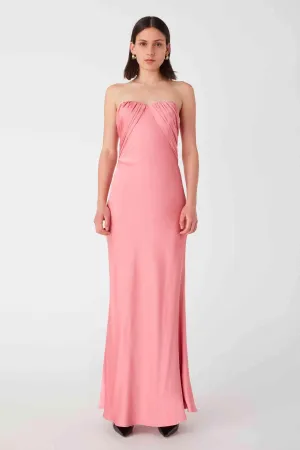 Livia Satin Maxi Dress