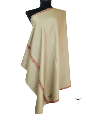 natural embroidery pashmina shawl 8534