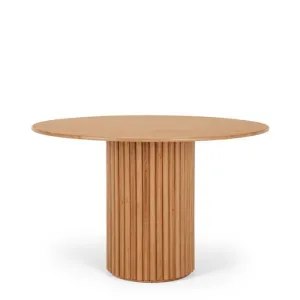 Rho Dining Table Round - Natural Oak (1200dia)